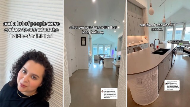 "The texture of the walls scratches my brain very nicely."