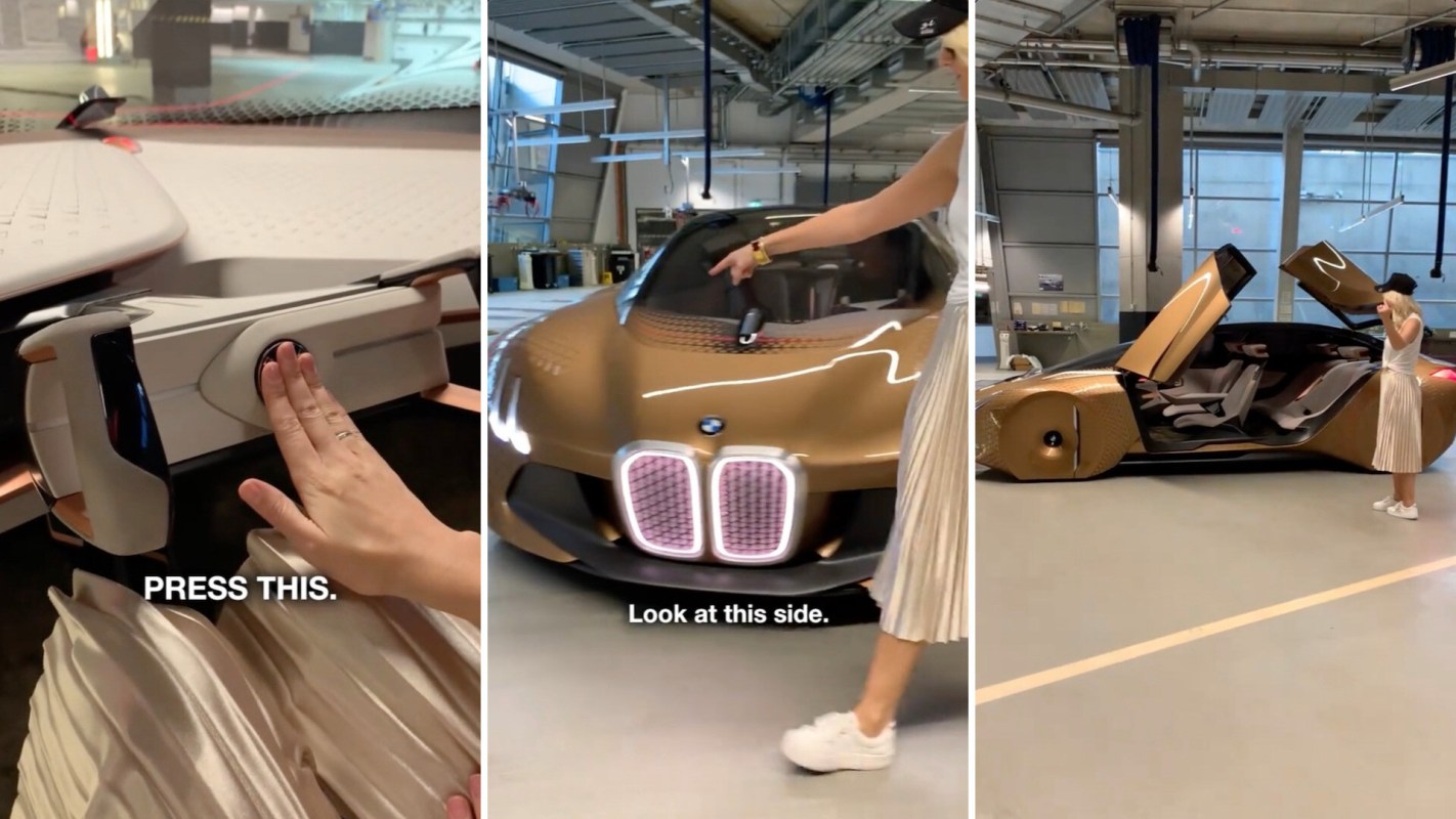 The car features “active geometry."
