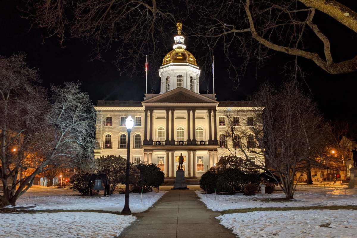 The total snowfall in Concord was measured at a whopping 12 inches below average.