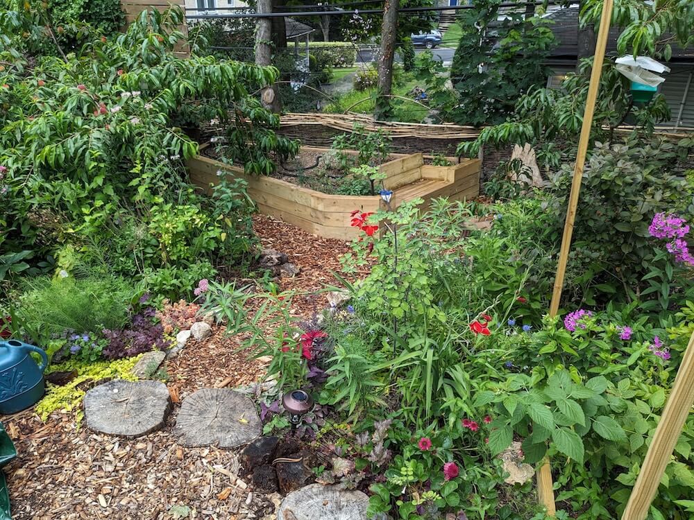 "Enjoy the surprises your garden brings."
