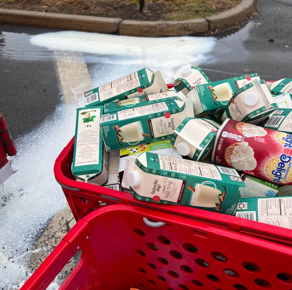 "The food and drink gets thrown out for a reason."