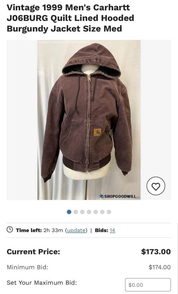 "GW was supposed to be a place to find used clothing for a fraction of the original cost."