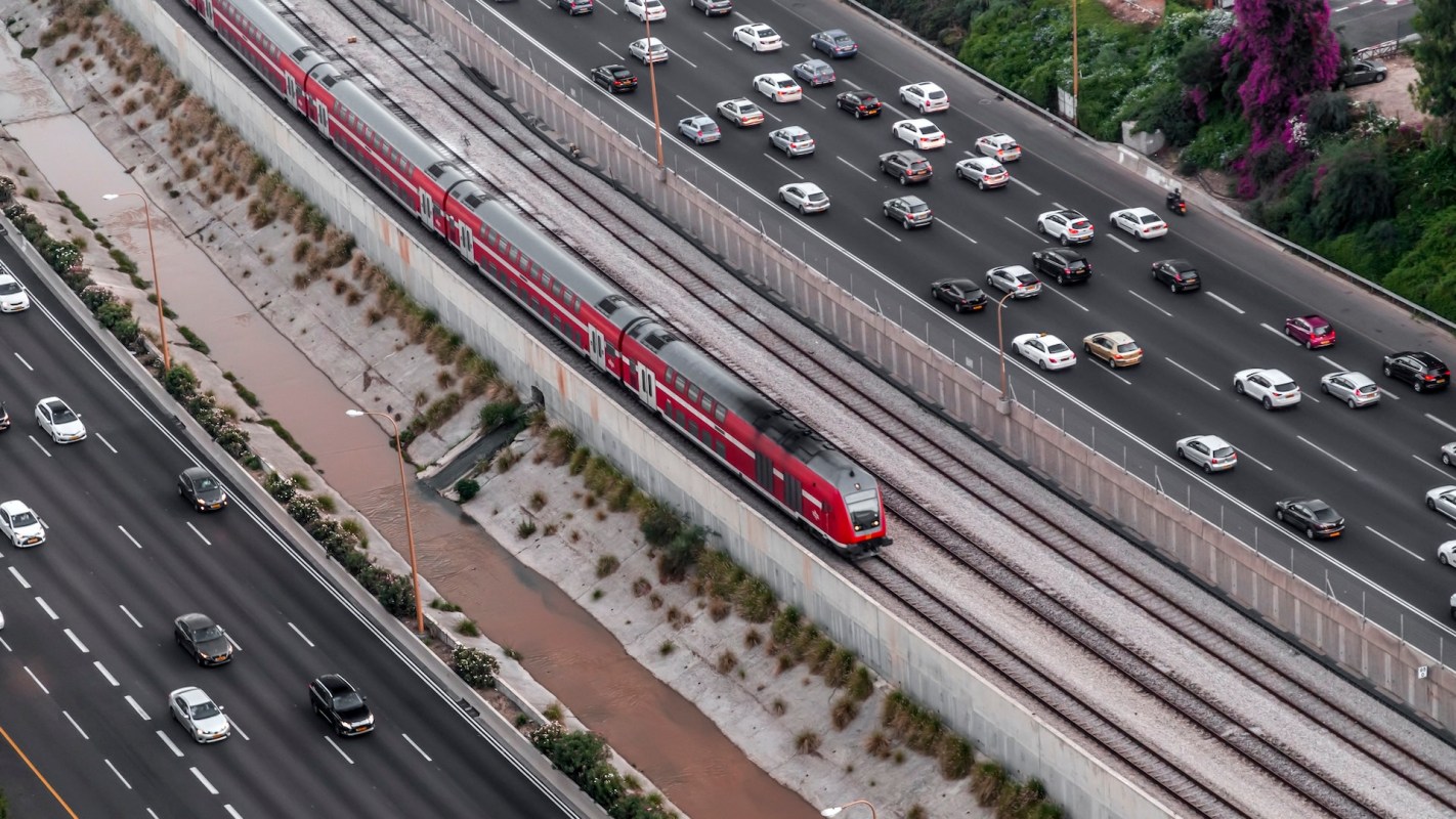 "Let’s build high-speed rails next to highways to show the inferior speed of cars."