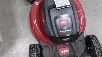 "I mow everything on one battery."