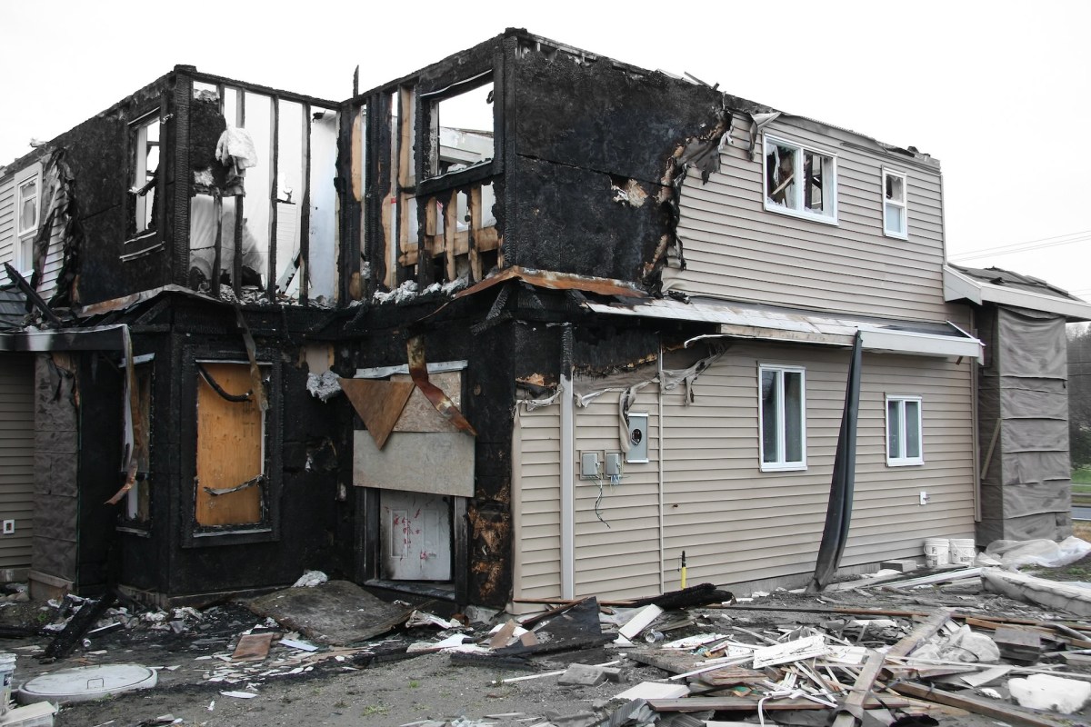 Many homeowners remain in temporary housing due to toxic air pollutants.