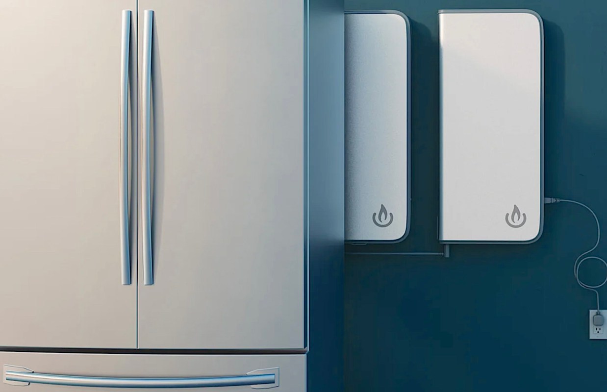 It can fit behind the fridge, under a bed, or in a cabinet.