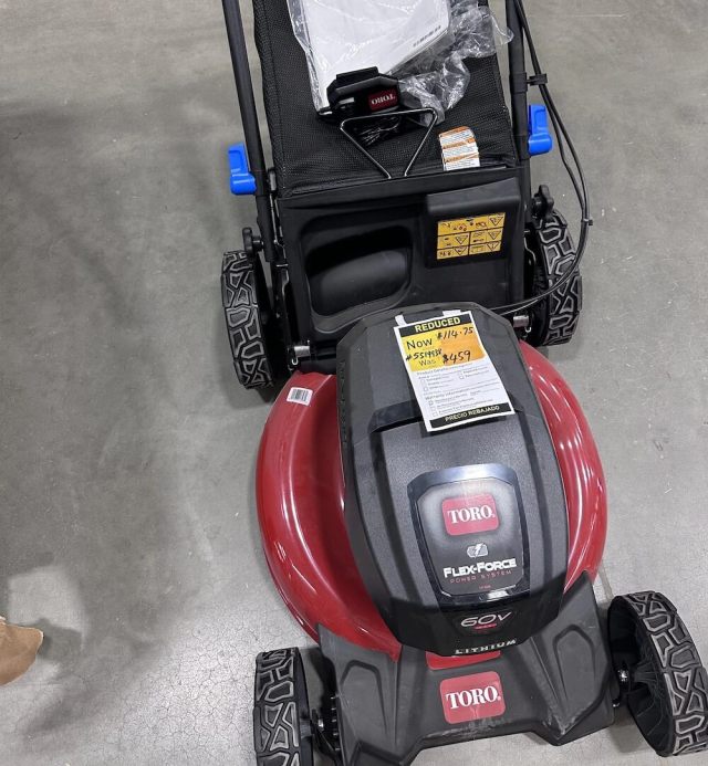 "I mow everything on one battery."