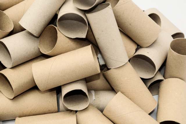 Gardeners can put toilet paper rolls to good use after the paper is all used up.
