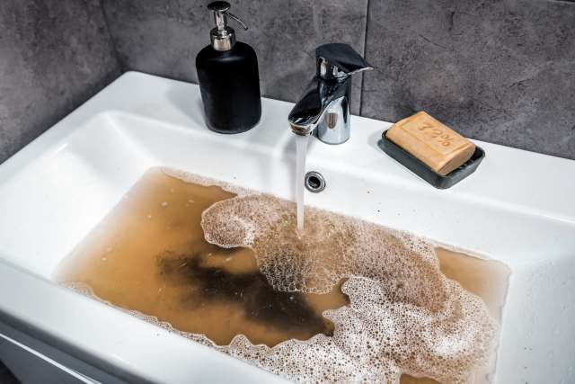 "Do not call the plumber yet."