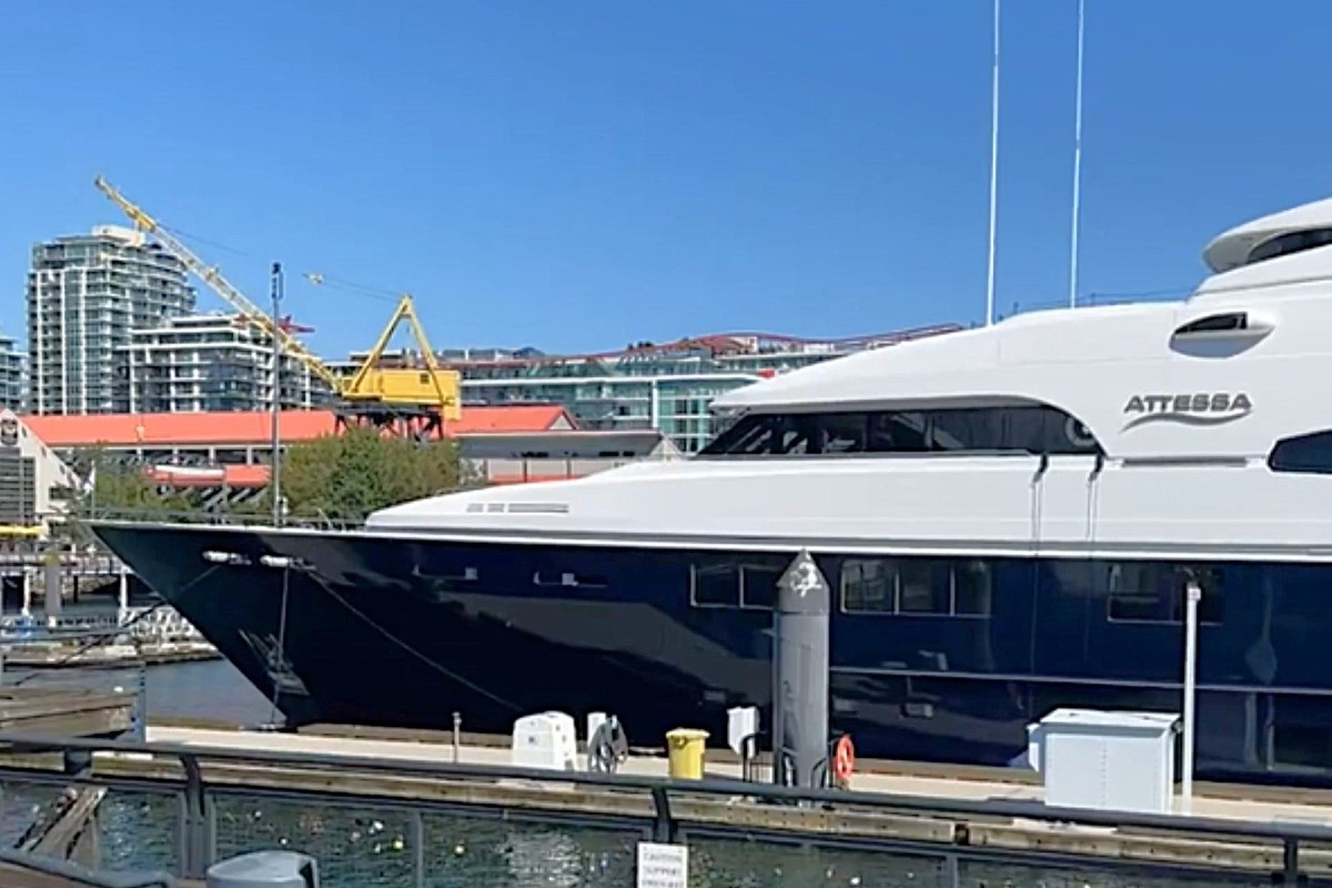The Attessa ranks No. 333 among the world’s largest yachts.