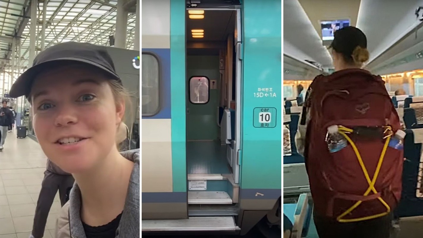 "Finding our train was simple."