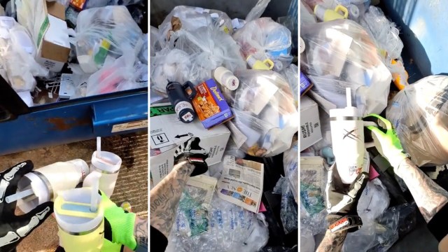 "Dumpster loaded ... but employees did this!"