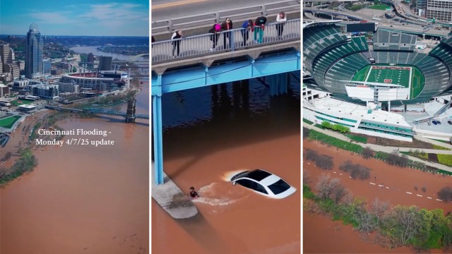 The last time the water in the river rose significantly was in 1997.