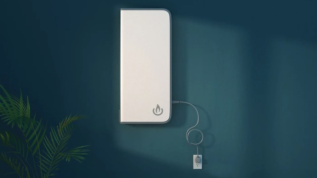 The company's Backup device is as easy to install as a wall-mounted TV.