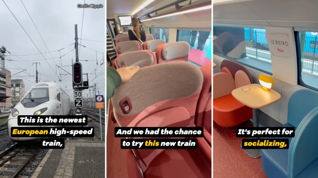 "Wish we had those trains in the UK."