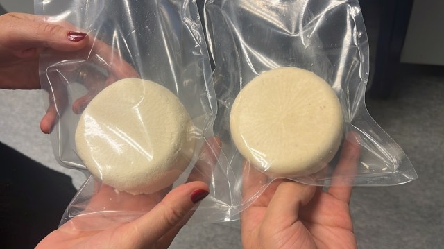 "A texture, shape, and taste similar to the original product."