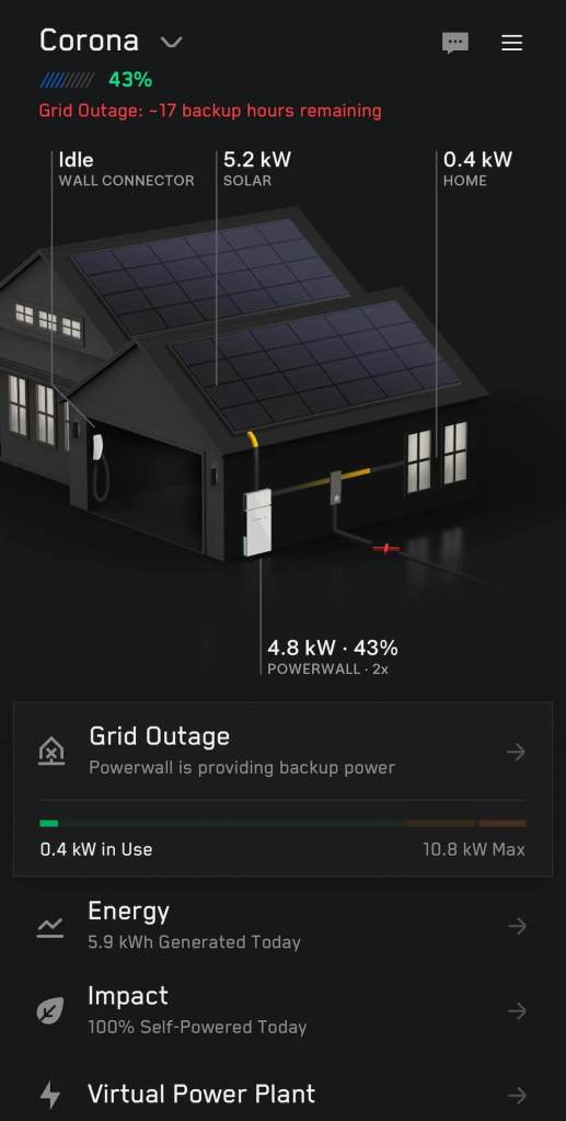 "I told my wife we would not get solar without getting Powerwalls."