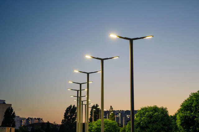 The streetlights can have an especially profound impact in large cities.