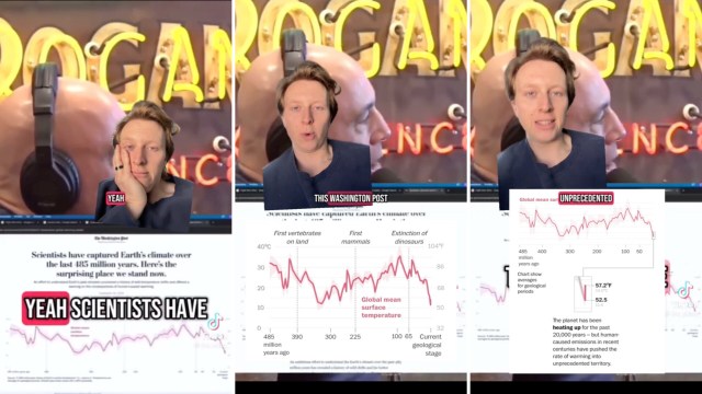 "That little spike you see over the last 200 years is unprecedented."