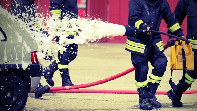 The ban will protect firefighters from toxic chemical exposure.