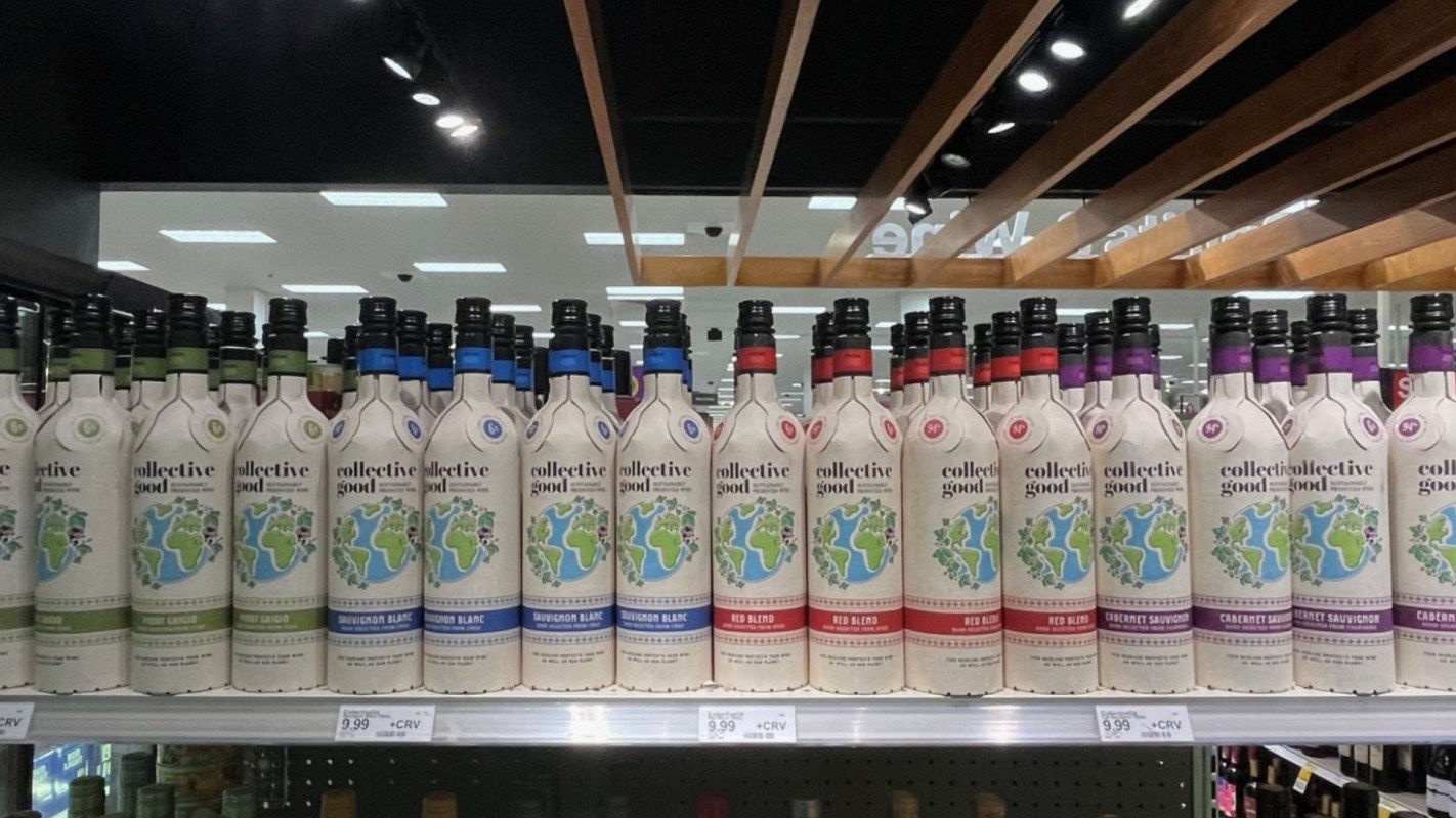 "The Frugal Bottle is constructed from 94% recycled paperboard."