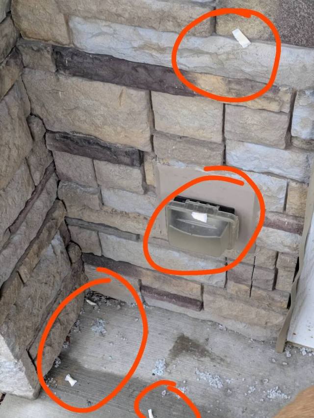 "[They leave] them sticking to the wall greeting you every time you walk in."