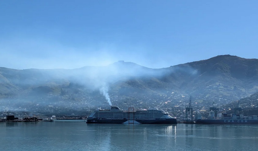 Many of the commenters were outraged by the photo and cruise ships in general.