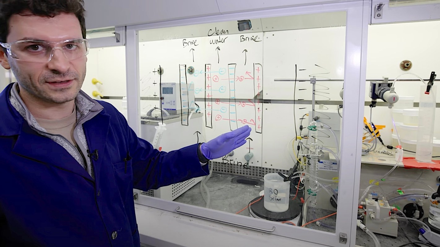 "There's a big push in the desalination industry for a better solution."