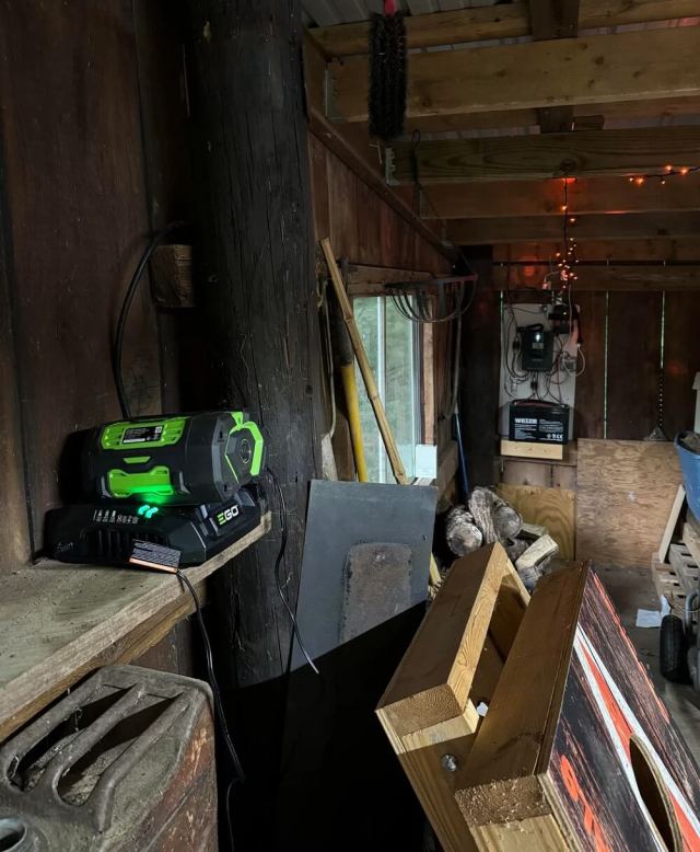 "No better feeling than running a chainsaw."