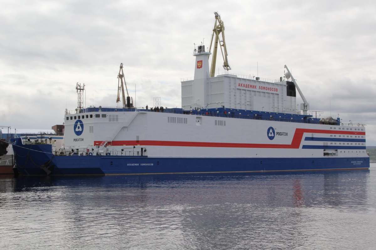 The ship is 472 feet long and features a rotating crew.