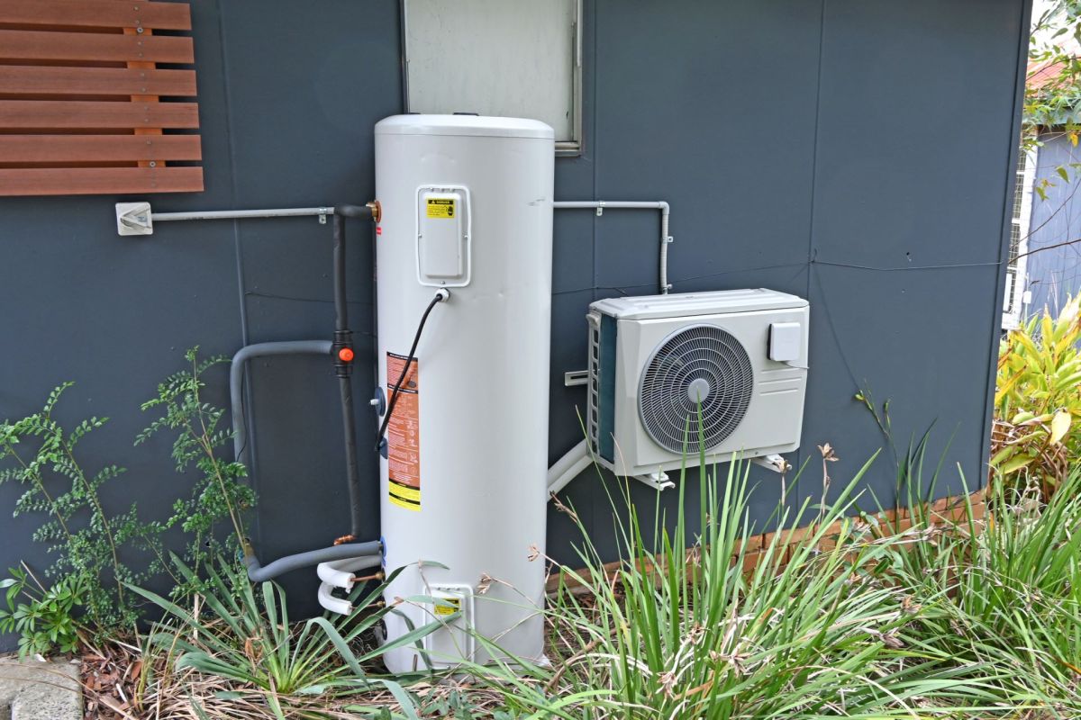 "A regular electric water heater uses 4,500 watt elements running compared to 500 watts with my heat pump water heater."
