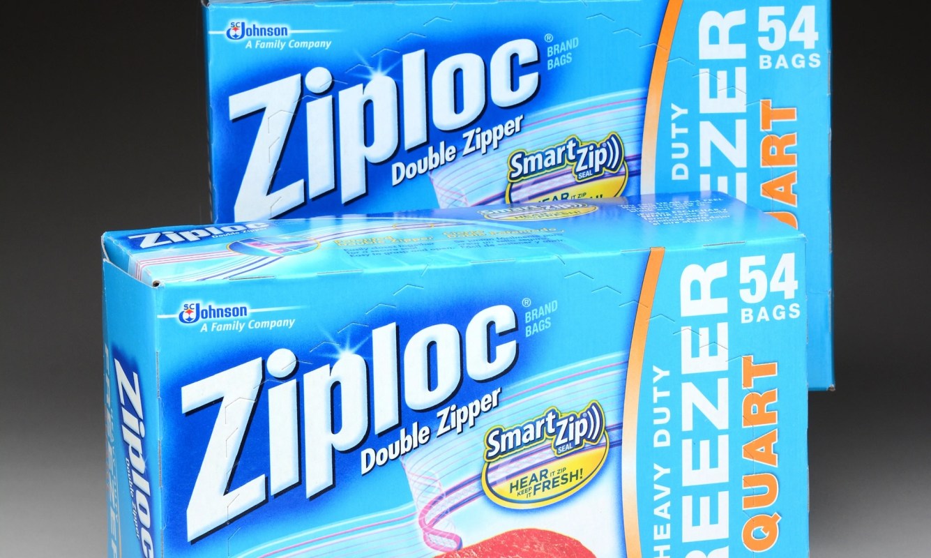 Ziploc bags and containers are made with polyethylene and polypropylene.