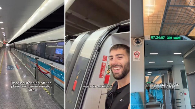 The 300 kmh (186 mph) speed seen in the video is not anywhere near its top speed.