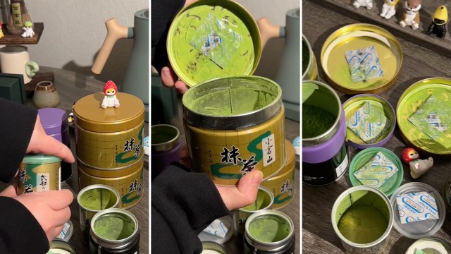 "I’m going to do this with my matcha now!"