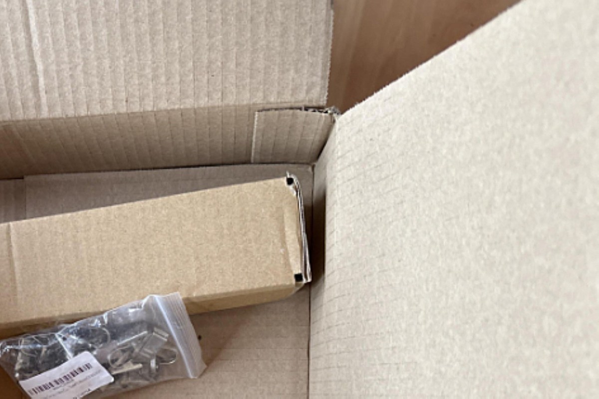 "Probably could have used a narrower box."