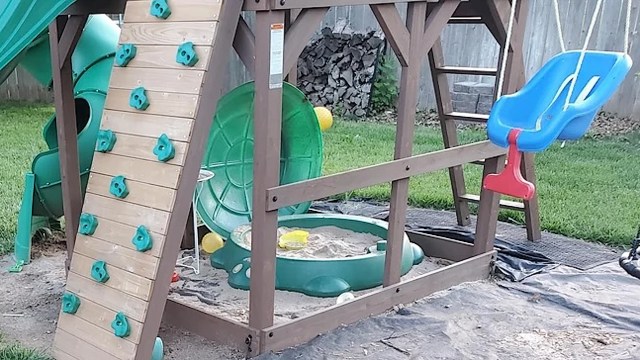 "Spend your money on a trampoline or kids sprinkler toy."