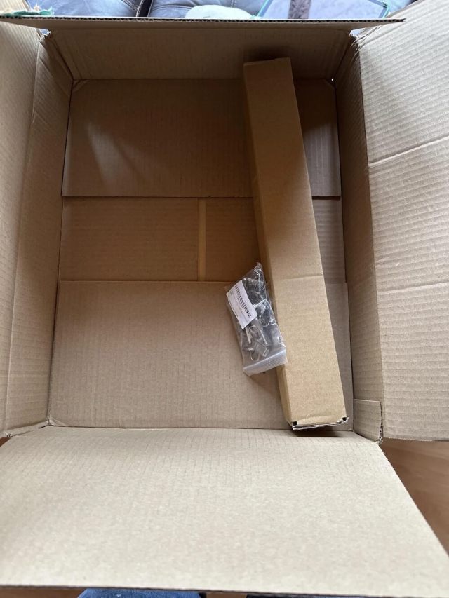 "Probably could have used a narrower box."