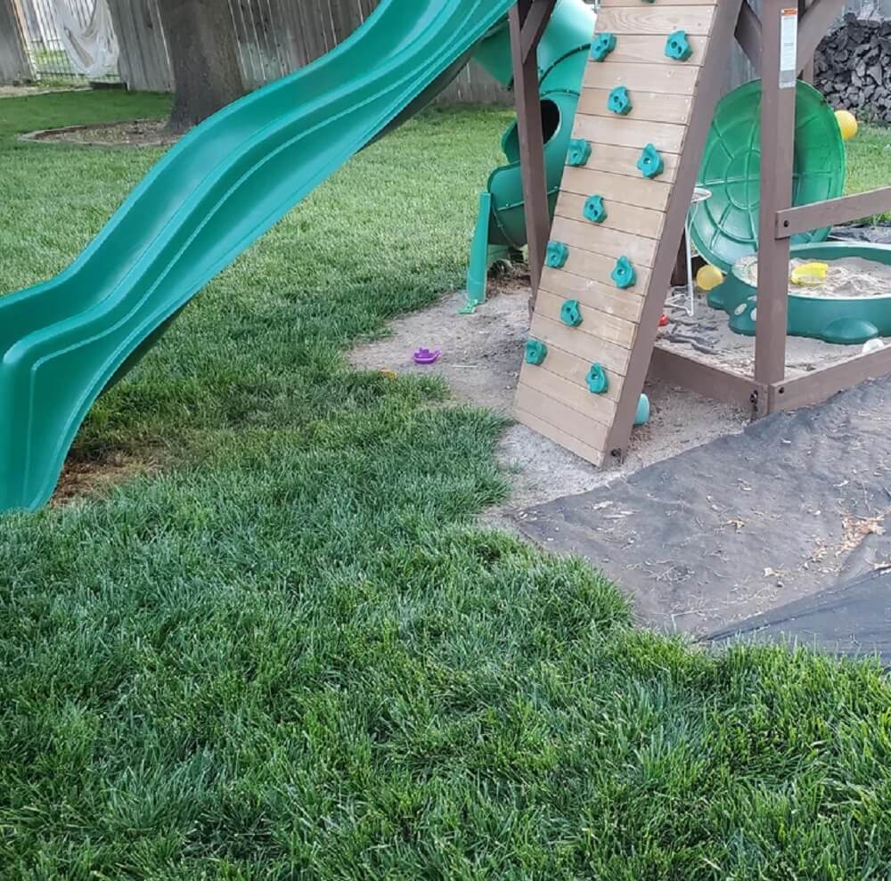 "Spend your money on a trampoline or kids sprinkler toy."