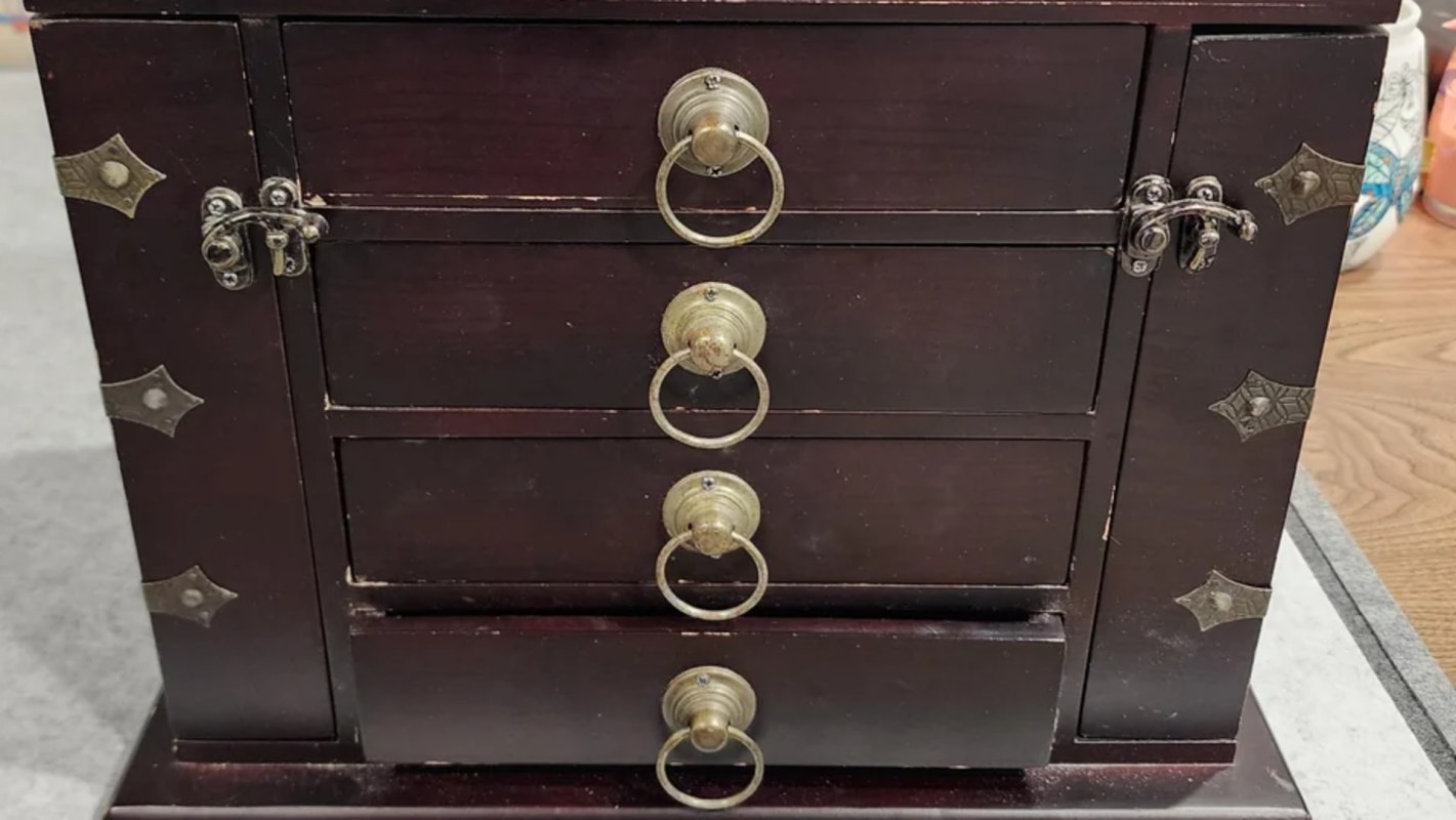"I’ve always wanted to find something in a jewelry box I thrift!"