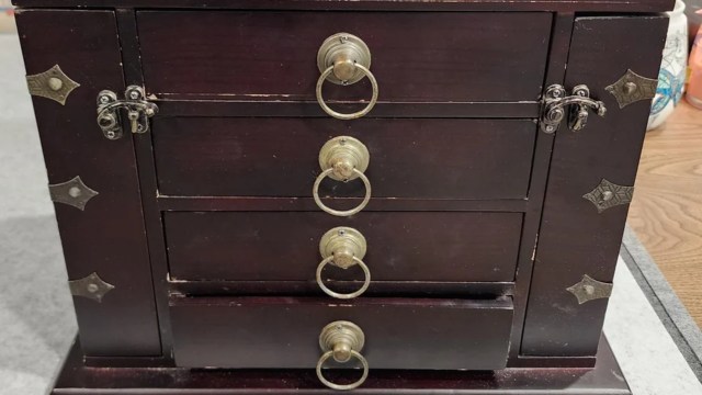 "I’ve always wanted to find something in a jewelry box I thrift!"