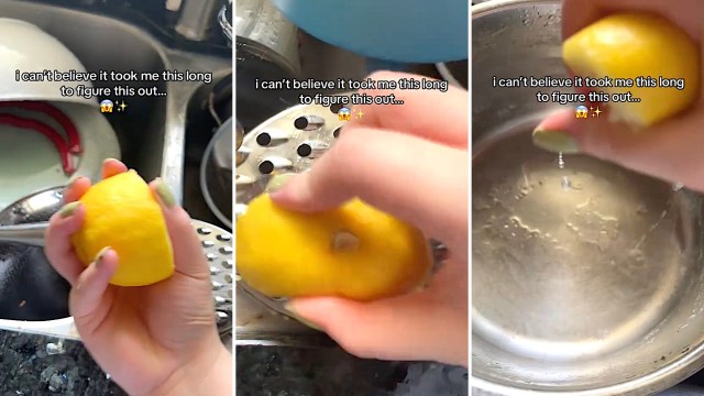 "I'm trying it today when I do dishes."