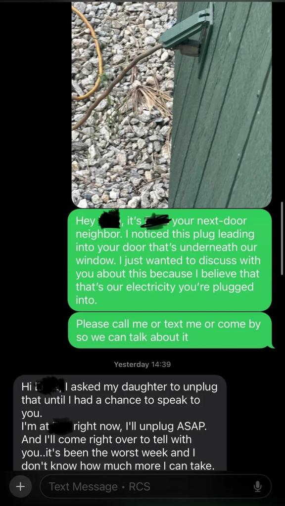 "Send the pic to the police and make a report."