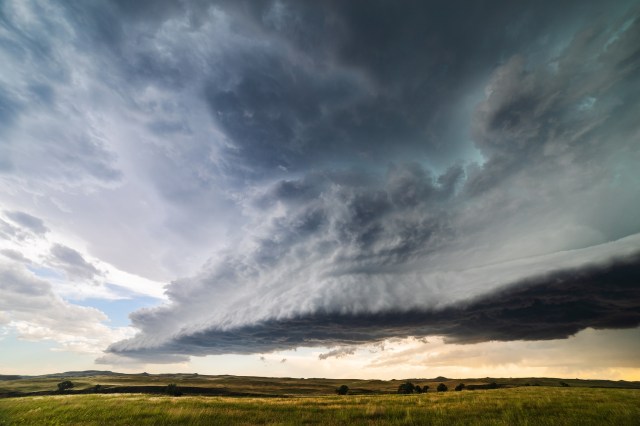 "Can travel many hundreds of miles and can produce considerable widespread damage from wind and hail."