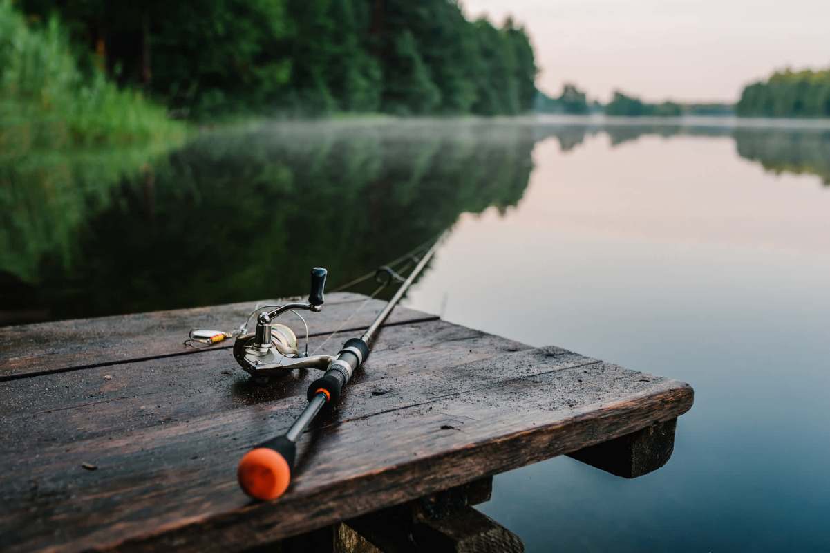 "There are lots of lakes and reservoirs to fish at as well."