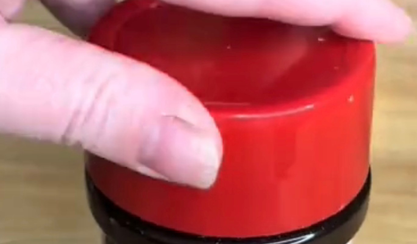 "Beautiful way to upcycle that container!"