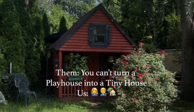 "It's so cozy."