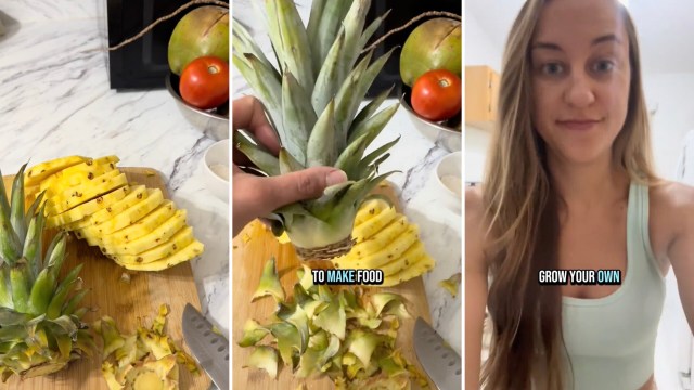 "I've regrown so many pineapples this way."
